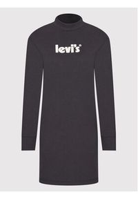 Levi's® Sukienka codzienna A1773-0001 Czarny Regular Fit. Okazja: na co dzień. Kolor: czarny. Materiał: bawełna. Typ sukienki: proste. Styl: casual #5