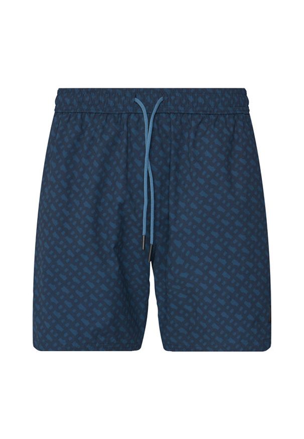 BOSS Szorty kąpielowe Vale 50534343 Granatowy Regular Fit. Kolor: niebieski. Materiał: syntetyk