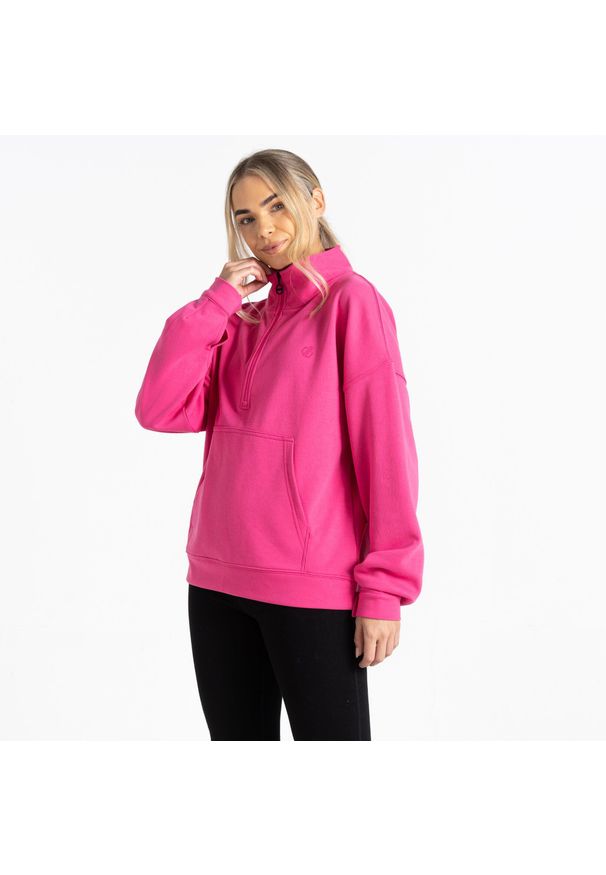 DARE 2B - Recoup Dare 2B damski turystyczny polar z suwakiem. Kolor: różowy. Materiał: polar. Sport: turystyka piesza