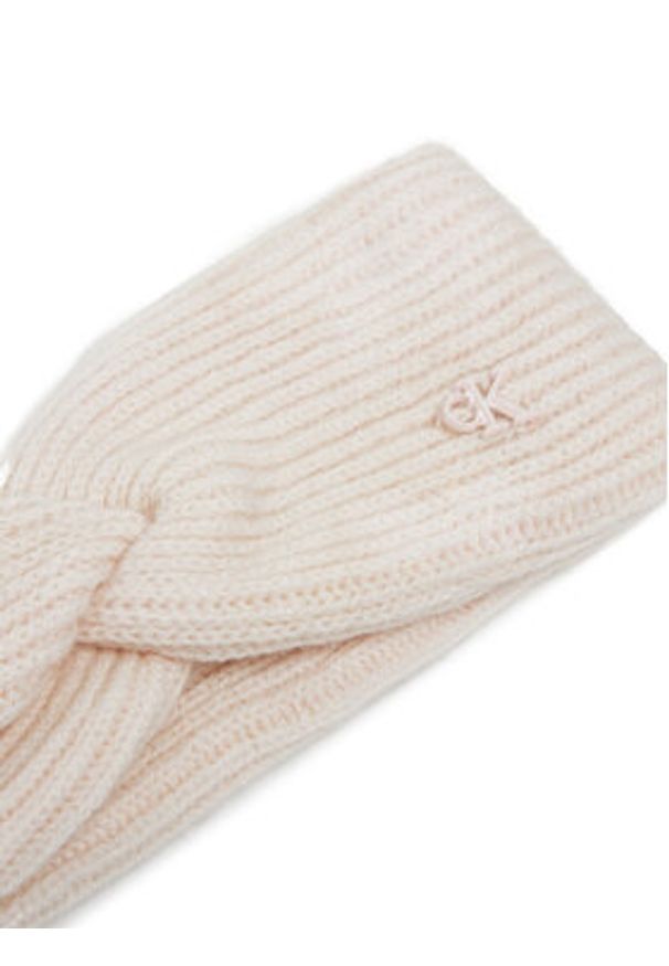 Calvin Klein Opaska materiałowa LV04F8039G Różowy. Kolor: różowy. Materiał: wełna