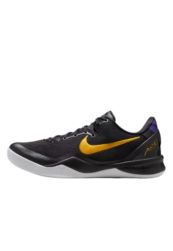 Buty do chodzenia dla dorosłych Nike Kobe 8 Protro Lakers Away. Kolor: czarny. Sport: turystyka piesza