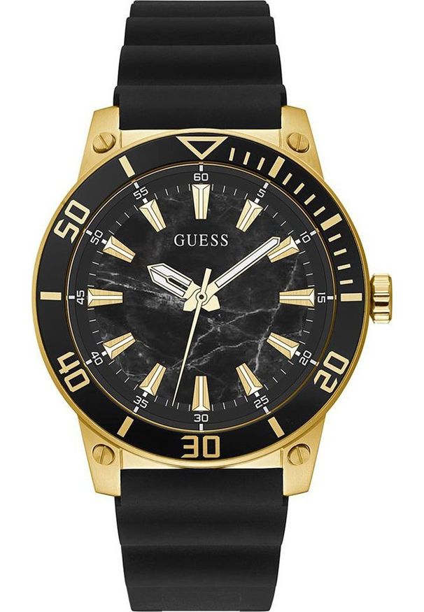 Zegarek Guess Zegarek męski GW0420G2 czarny. Kolor: czarny