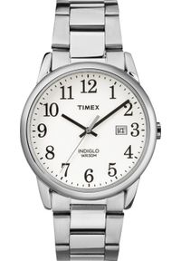 Zegarek Timex TW2R23300 Easy Reader Indiglo męski srebrny. Kolor: srebrny #1