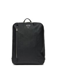 Guess Plecak Certosa Saffiano Eco HMECSA P4161 Czarny. Kolor: czarny. Materiał: skóra