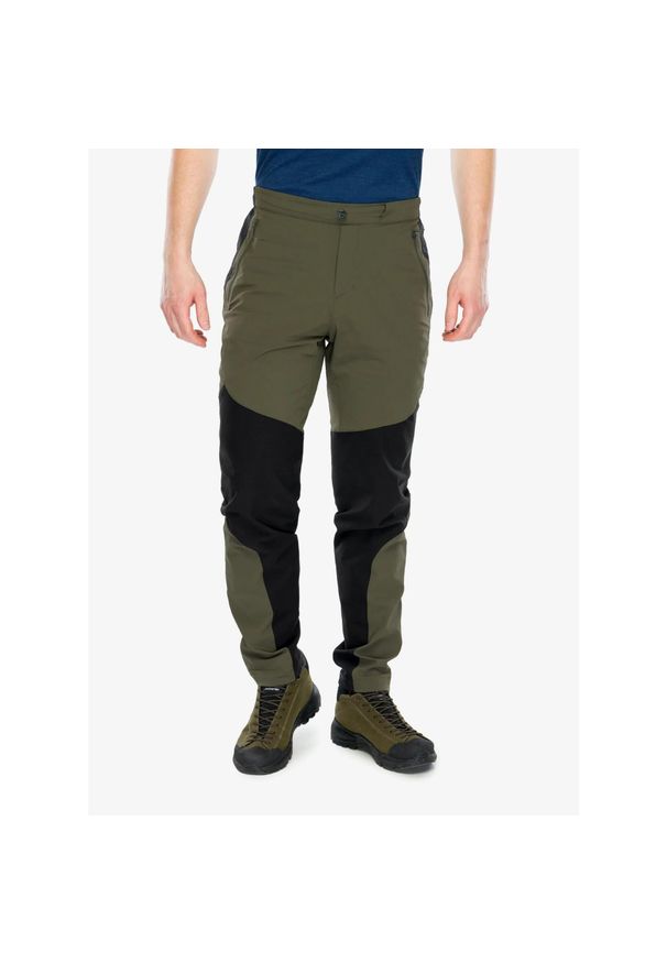 Spodnie softshell męskie Rab Torque Pants. Kolor: zielony. Materiał: softshell