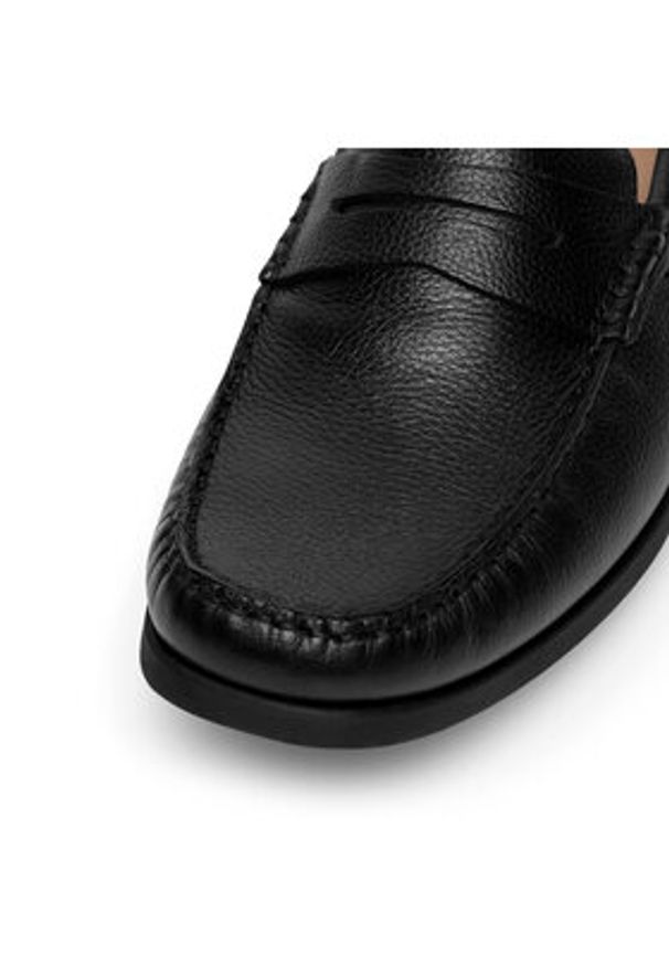 Gino Rossi Mokasyny LEONARDO-02 MI08 Czarny. Kolor: czarny. Materiał: skóra