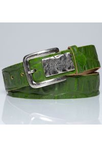 Mustang - MUSTANG PASEK SKÓRZANY 40mm SOPO-MUS023. Materiał: skóra. Wzór: paski. Styl: klasyczny #7