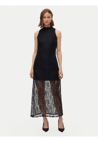Vero Moda Sukienka wieczorowa Manja 10335406 Czarny Regular Fit. Kolor: czarny. Materiał: syntetyk. Styl: wizytowy