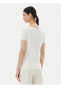 EA7 Emporio Armani T-Shirt 7W000184 AF10373 U0005 Écru Regular Fit. Materiał: bawełna #4