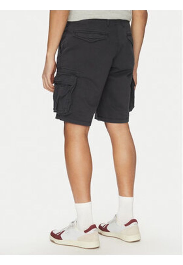 GAP - Gap Szorty materiałowe 880822-02 Czarny Relaxed Fit. Kolor: czarny. Materiał: bawełna