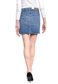 Wrangler - SPÓDNICA DAMSKA JEANSOWA WRANGLER SKIRT W245JX31A. Materiał: jeans #4