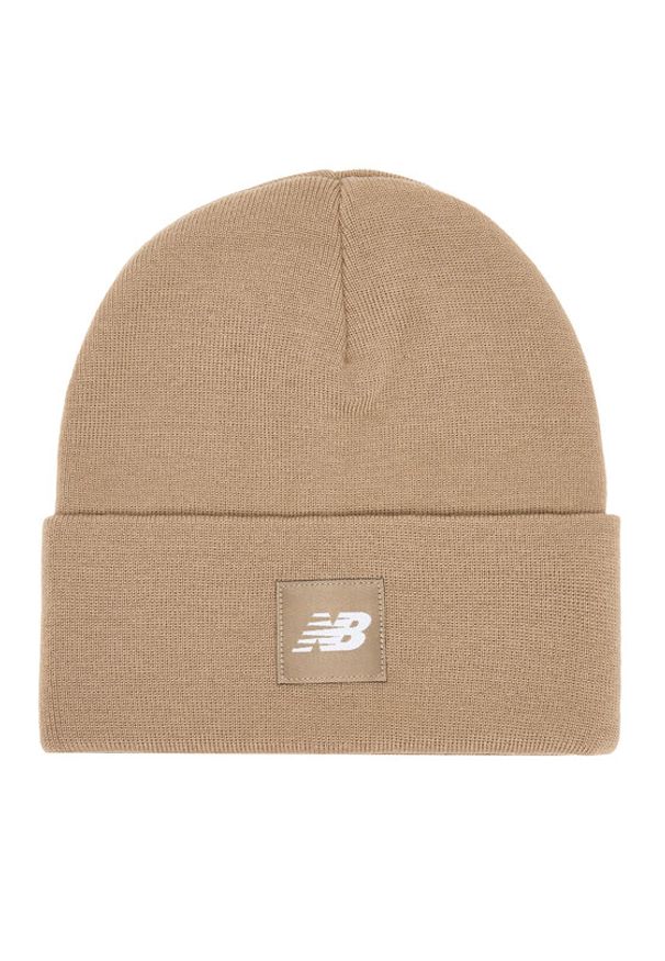 New Balance Czapka LAH13034SOT Beżowy. Kolor: beżowy. Materiał: materiał