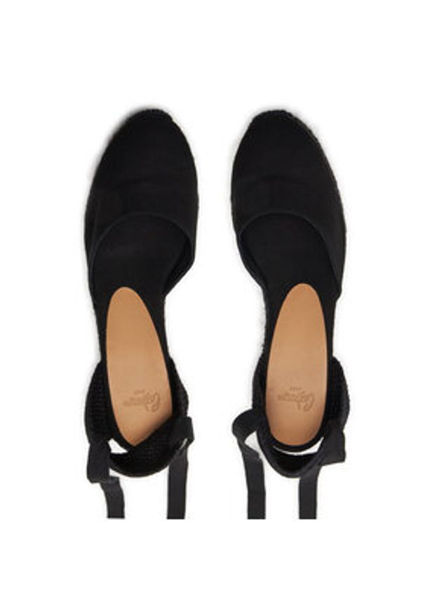 Castañer Espadryle Carina C/6/001 020969 Czarny. Kolor: czarny. Materiał: materiał