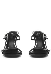 Nine West Klapki ZL23005-1CC Czarny. Kolor: czarny. Materiał: skóra #8