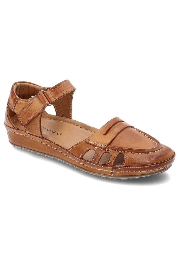 Brązowe Sandały Armodo Wygodne Obuwie Damskie. Okazja: na co dzień, na spacer. Kolor: brązowy. Sezon: lato. Styl: casual, boho