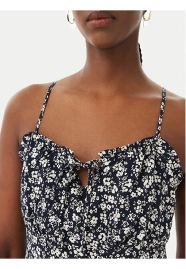 only - ONLY Sukienka letnia Nelly 15322844 Granatowy Regular Fit. Kolor: niebieski. Materiał: wiskoza. Sezon: lato