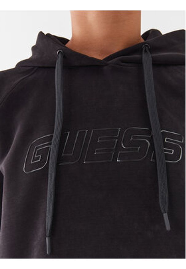 Guess Bluza Euphemia V2BQ01 KBC00 Czarny Regular Fit. Kolor: czarny. Materiał: syntetyk