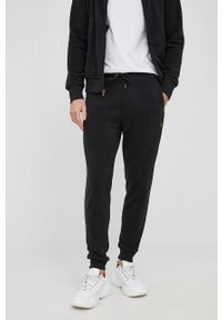 Polo Ralph Lauren Spodnie męskie kolor czarny. Kolor: czarny. Materiał: dzianina, poliester
