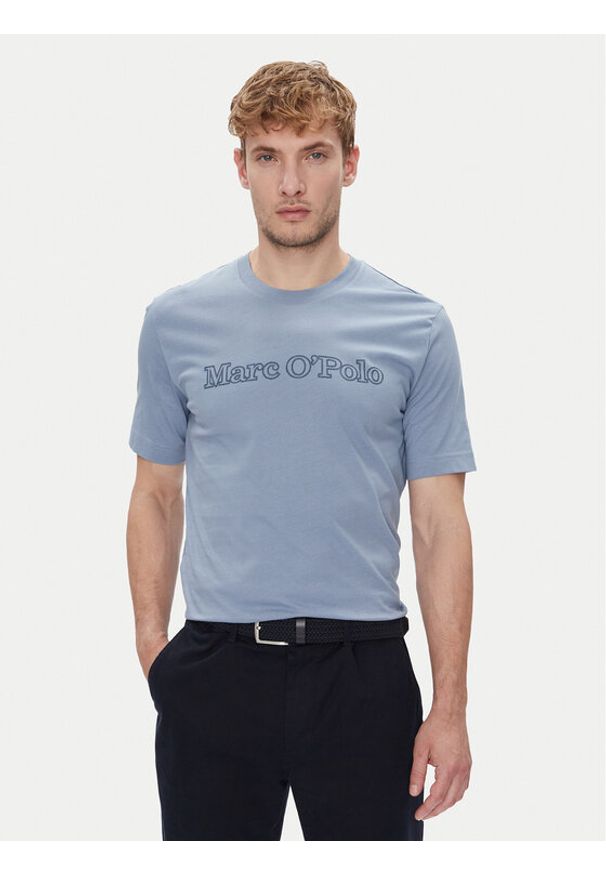 Marc O'Polo T-Shirt 526 2012 51154 Niebieski Regular Fit. Typ kołnierza: polo. Kolor: niebieski. Materiał: bawełna