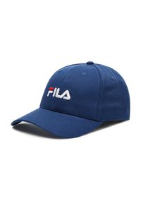 Fila Czapka z daszkiem Brasov 6 Panel Cap With Linear Logo Strap Back FCU0019 Granatowy. Kolor: niebieski. Materiał: materiał #1