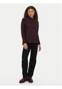 Vero Moda Sweter 10269229 Fioletowy Loose Fit. Kolor: fioletowy. Materiał: syntetyk #4
