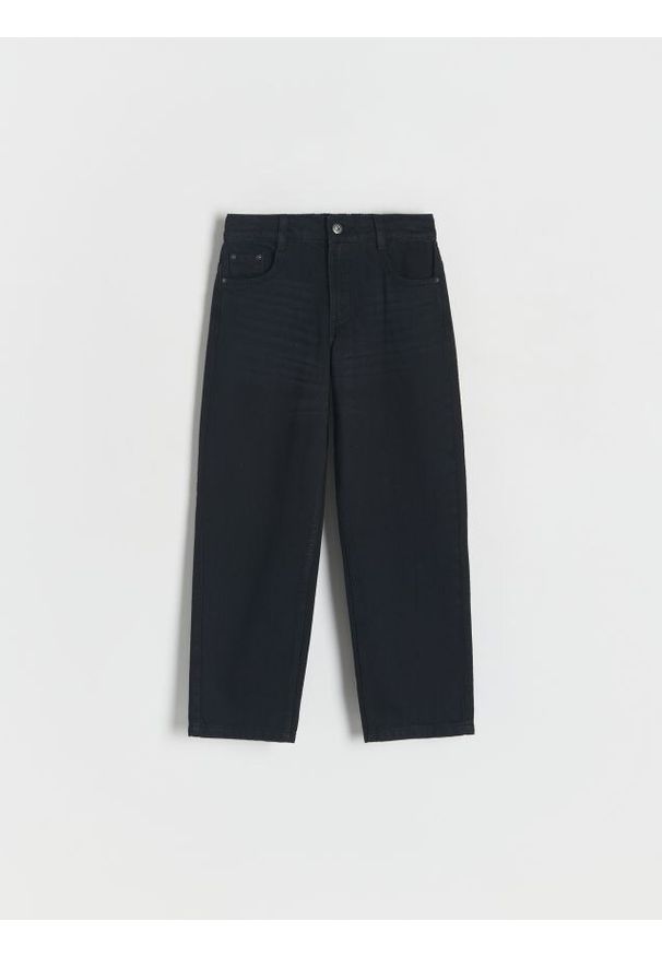 Reserved - Classic denim straight - czarny. Kolor: czarny