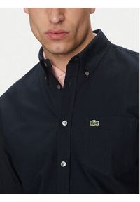 Lacoste Koszula CH1911 Czarny Regular Fit. Kolor: czarny. Materiał: bawełna