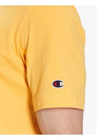 Champion T-Shirt 218490 Pomarańczowy Regular Fit. Kolor: pomarańczowy. Materiał: bawełna #4