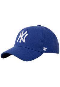 Czapka z daszkiem chłopięca 47 Brand MLB New York Yankees Kids Cap. Kolor: niebieski. Materiał: wełna, akryl