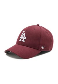 47 Brand Czapka z daszkiem Los Angeles Dodgers B-MVP12WBV-KMA Bordowy. Kolor: czerwony. Materiał: materiał