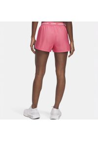 Spodenki krótkie damskie Under Armour Tech Play Up Shorts. Kolor: różowy. Długość: krótkie. Sport: bieganie #2