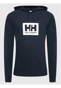 Helly Hansen Bluza Hh Box 53289 Granatowy Regular Fit. Kolor: niebieski. Materiał: bawełna #3