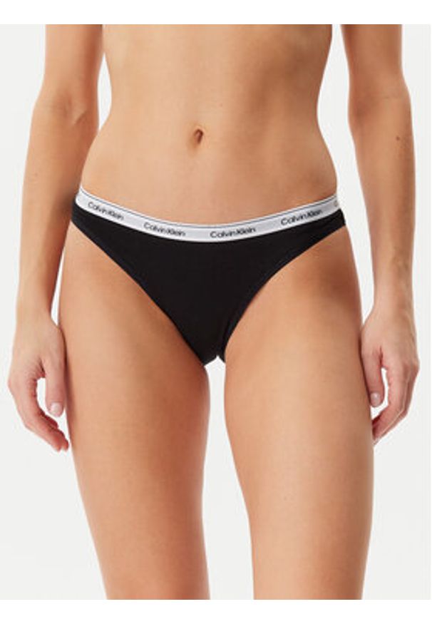 Calvin Klein Underwear Komplet 3 par fig klasycznych 000QD5207E Kolorowy. Materiał: bawełna. Wzór: kolorowy