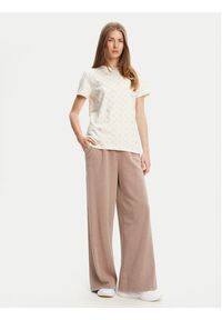 Guess T-Shirt V5YI04 I3Z14 Écru Regular Fit. Materiał: bawełna #5