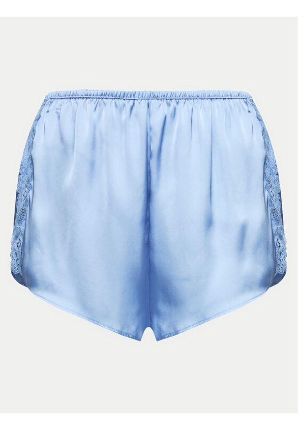 Hunkemöller Szorty piżamowe Satin 204994 Niebieski Regular Fit. Kolor: niebieski. Materiał: syntetyk