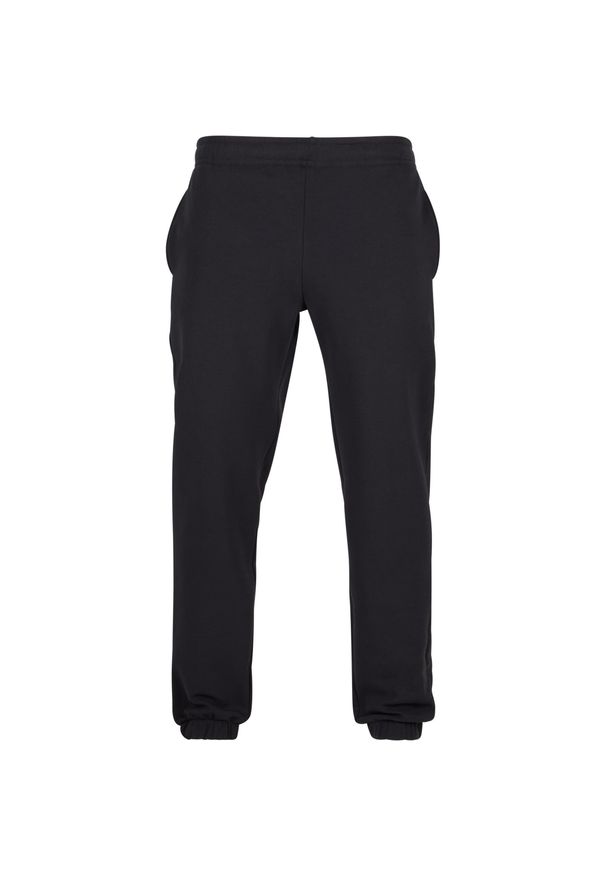 Jogging Urban Classics Cozy. Kolor: czarny. Materiał: tkanina, poliester, bawełna. Sport: bieganie