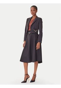 Rinascimento Spódnica trapezowa CFC0126216003 Czarny Regular Fit. Kolor: czarny. Materiał: syntetyk