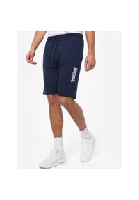 Krótka Lonsdale Fringford. Kolor: niebieski, wielokolorowy, biały. Materiał: bawełna, guma. Długość: krótkie #1