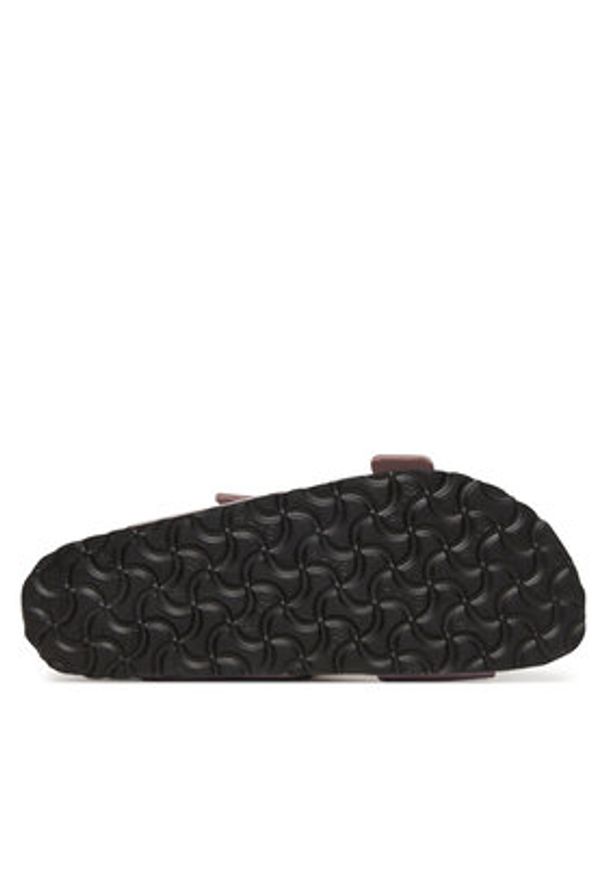 Birkenstock Klapki Sydney Cushion Buckle 1029473 Beżowy. Kolor: beżowy. Materiał: skóra