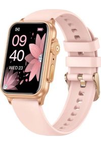 Smartwatch Rubicon RNCF06 Różowy. Rodzaj zegarka: smartwatch. Kolor: różowy