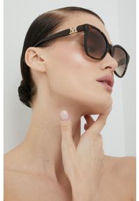 Max Mara okulary przeciwsłoneczne damskie kolor brązowy. Kolor: brązowy #5