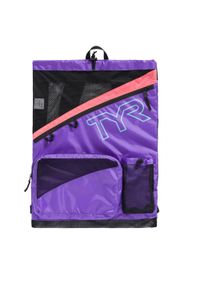 Plecak TYR Elite team mesh bkpk. Kolor: fioletowy. Materiał: mesh