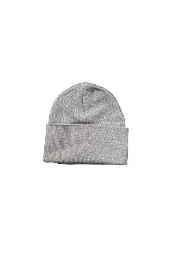 Dziecięca czapka z dzianiny Superdry Surplus. Kolor: szary. Materiał: dzianina