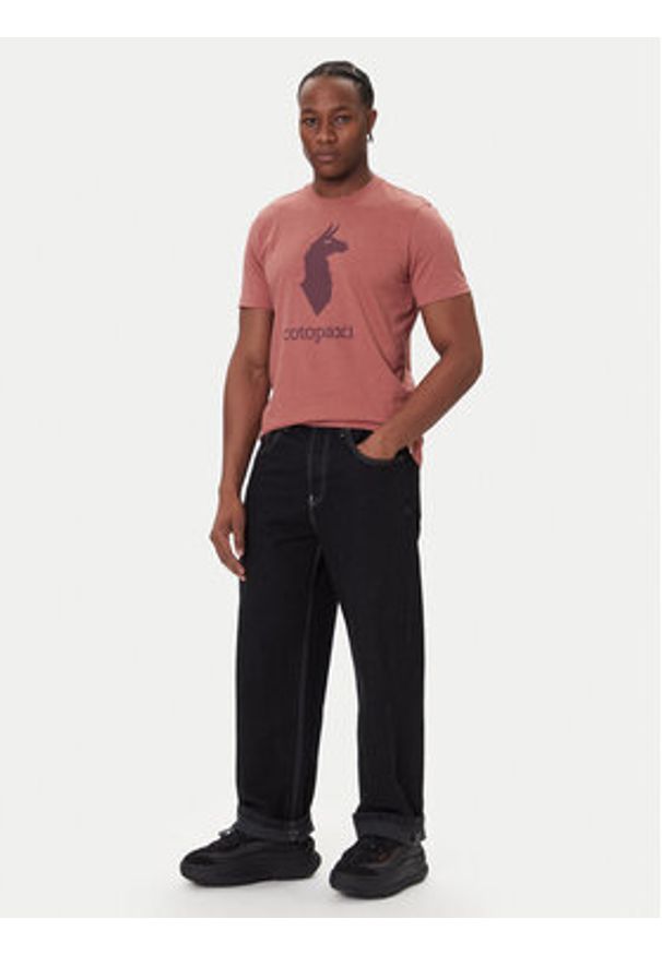 Cotopaxi T-Shirt Llama F25474M1521 Miedziany Regular Fit. Kolor: brązowy. Materiał: syntetyk