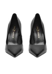 Eva Minge Szpilki EO-ESME-808-Y5P Czarny. Kolor: czarny. Materiał: lakier, skóra. Obcas: na szpilce #4