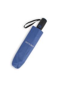 Wittchen - Parasol automatyczny prosty ciemnoniebieski. Kolor: niebieski. Materiał: włókno, poliester