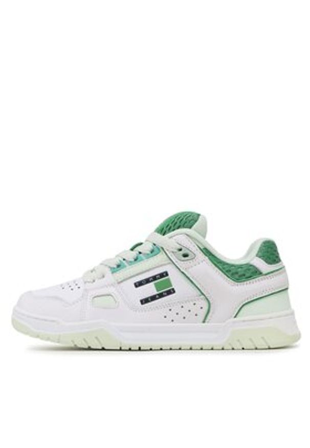 Tommy Jeans Sneakersy Skate Sneaker EN0EN02129 Biały. Kolor: biały. Materiał: skóra. Sport: skateboard