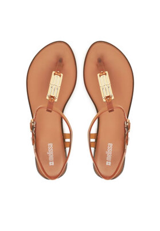 melissa - Melissa Sandały Solar M Chic Ad. 35907 Brązowy. Kolor: brązowy