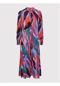YAS Sukienka koszulowa Alira 26027838 Kolorowy Relaxed Fit. Materiał: wiskoza. Wzór: kolorowy. Typ sukienki: koszulowe #3