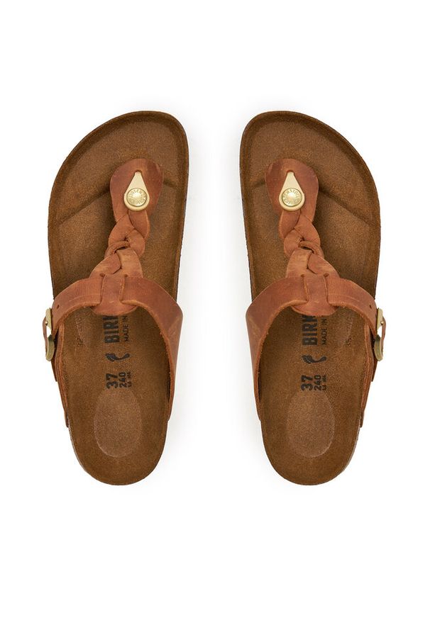 Japonki Birkenstock. Kolor: brązowy